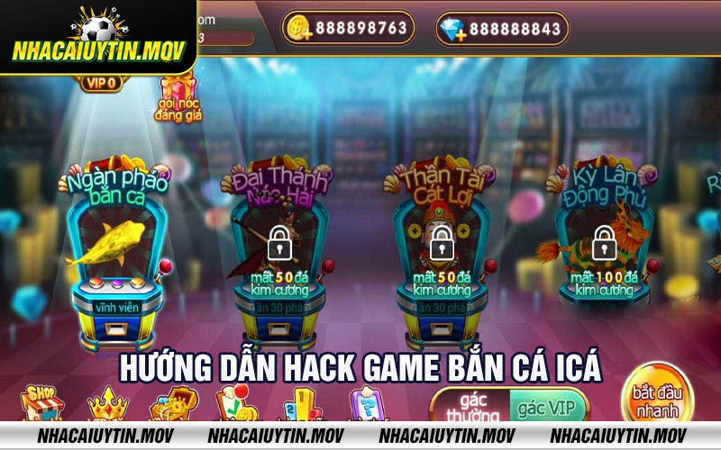 Huong dan hack game ban ca ICa Hướng dẫn hack game bắn cá ICá