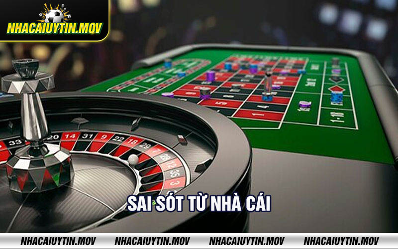 Sai sot tu nha cai Sai sót từ nhà cái